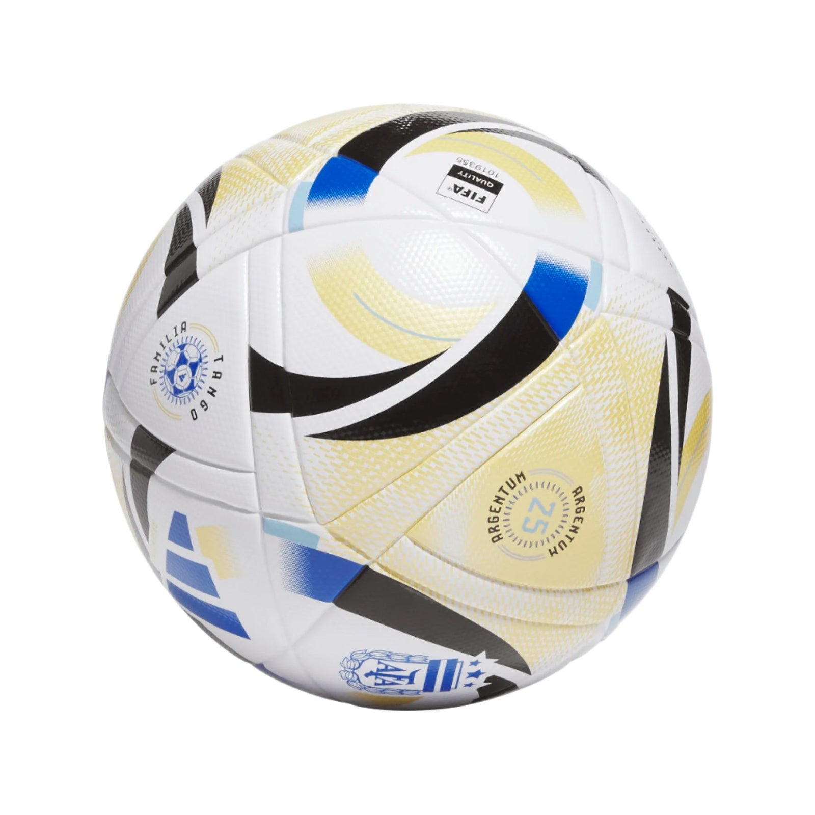 adidas Argentina 2025 League Top Ball (White/Gold/Blue/Black) | SoccerWearhouse
