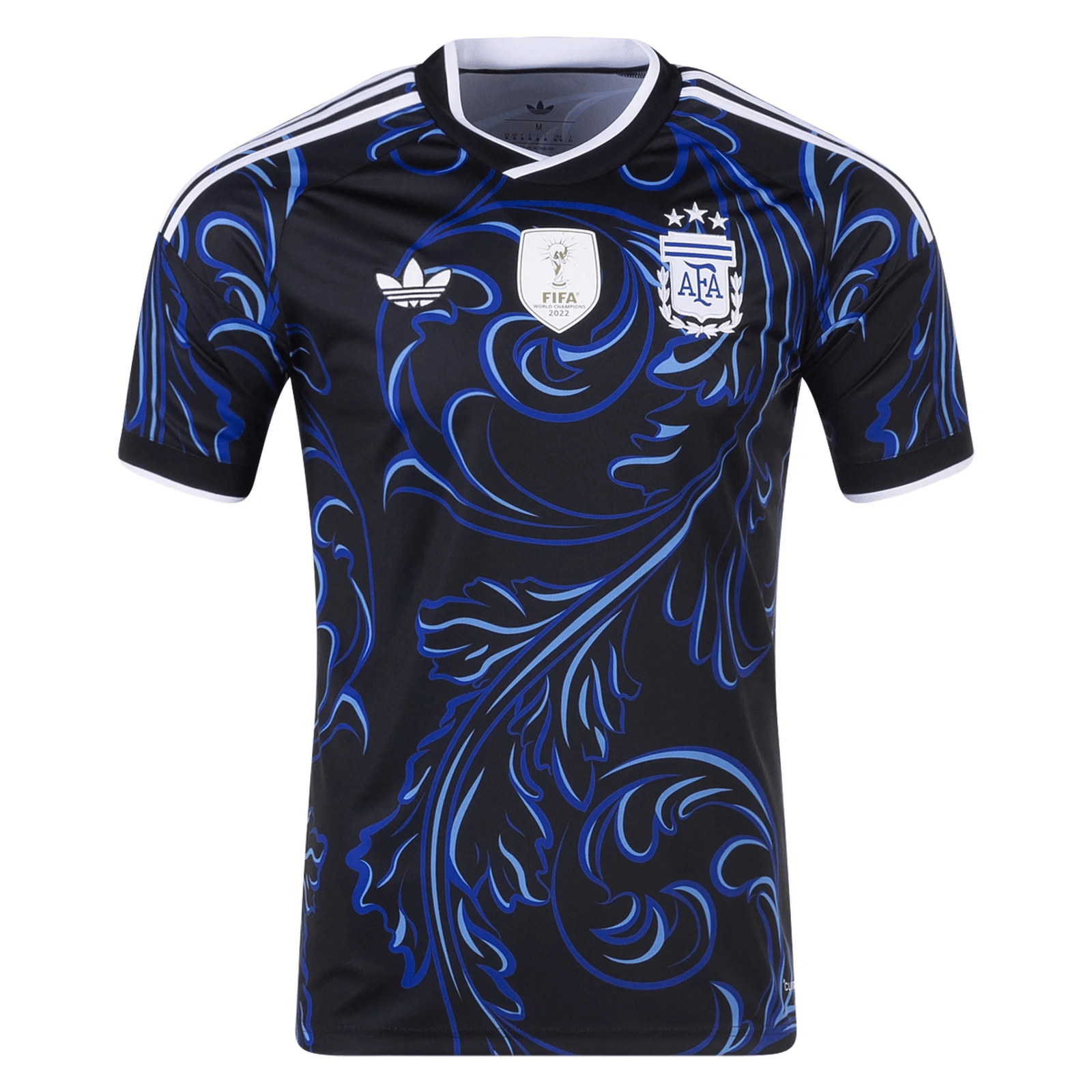 adidas Argentina 2026 Authentic Away Jersey (Black/Blue) | SoccerWearhouse
