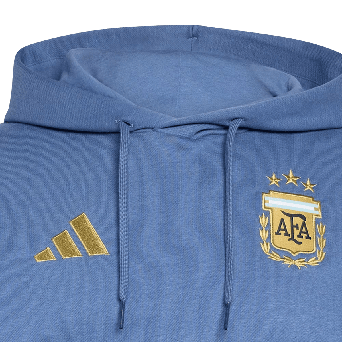 adidas Argentina 2026 DNA Fleece Hoodie (Crew Blue) | SoccerWearhouse