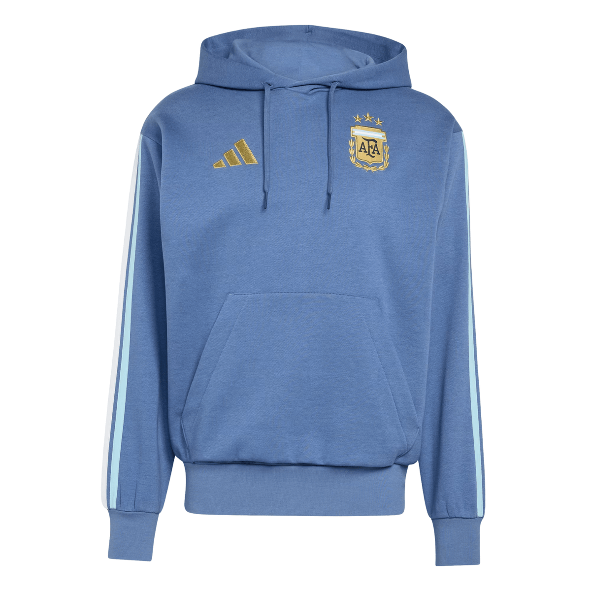 adidas Argentina 2026 DNA Fleece Hoodie (Crew Blue) | SoccerWearhouse
