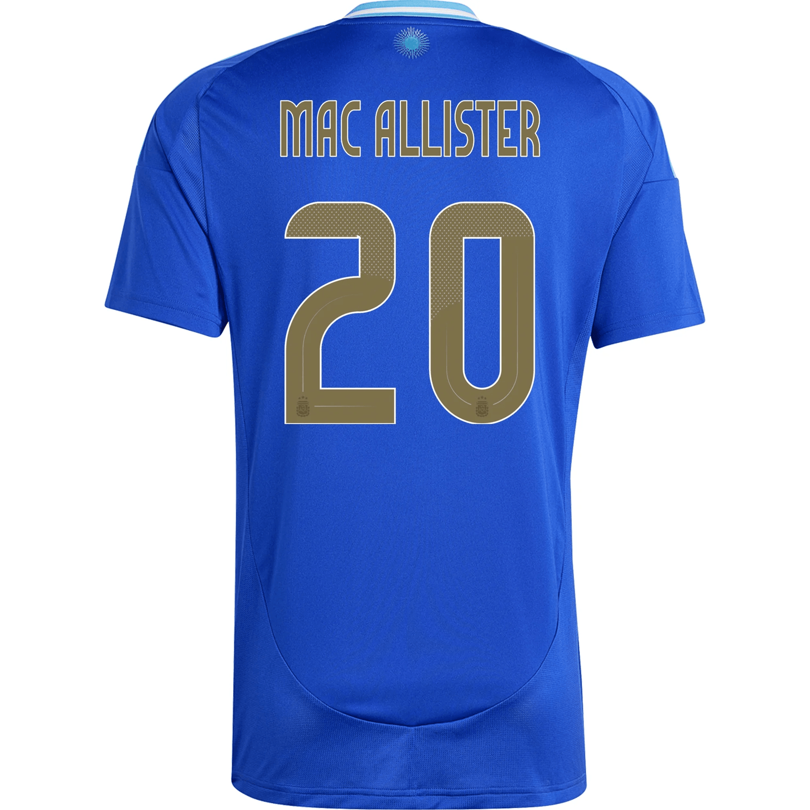 adidas Argentina Alexis Mac Allister Away Jersey 24/25 (Lucid Blue/Blue Burst) | SoccerWearhouse