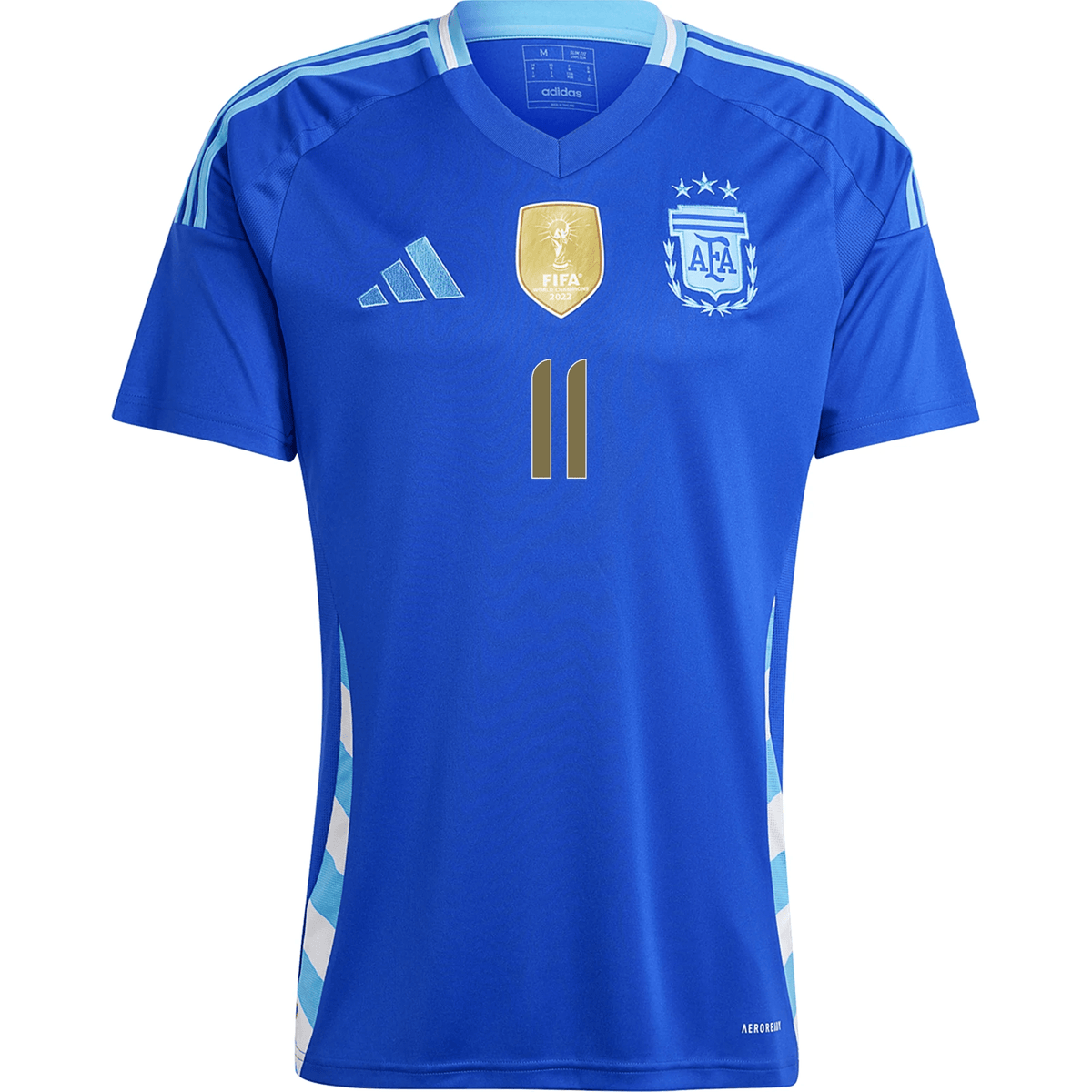 adidas Argentina Angel Di Maria Away Jersey 24/25 (Lucid Blue/Blue Burst) | SoccerWearhouse