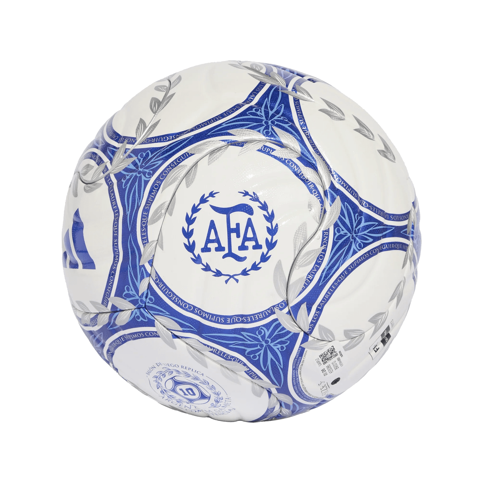 adidas Argentina Argentum Gambeta Competition Ball (White/Blue) | SoccerWearhouse