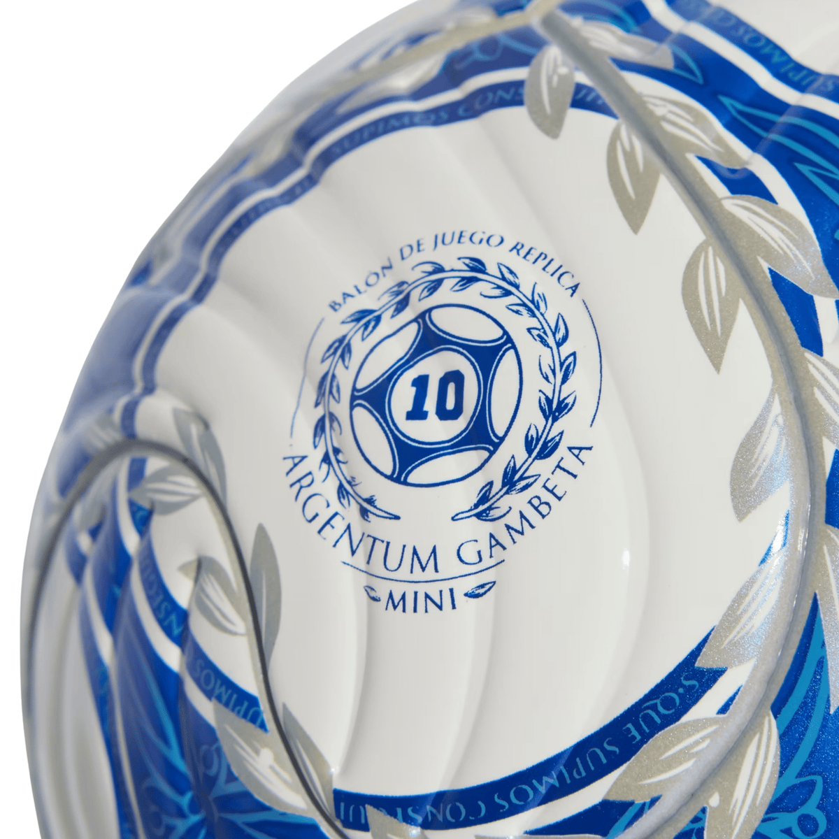 adidas Argentina Argentum Gambeta Mini Ball (Blue/White) | SoccerWearhouse