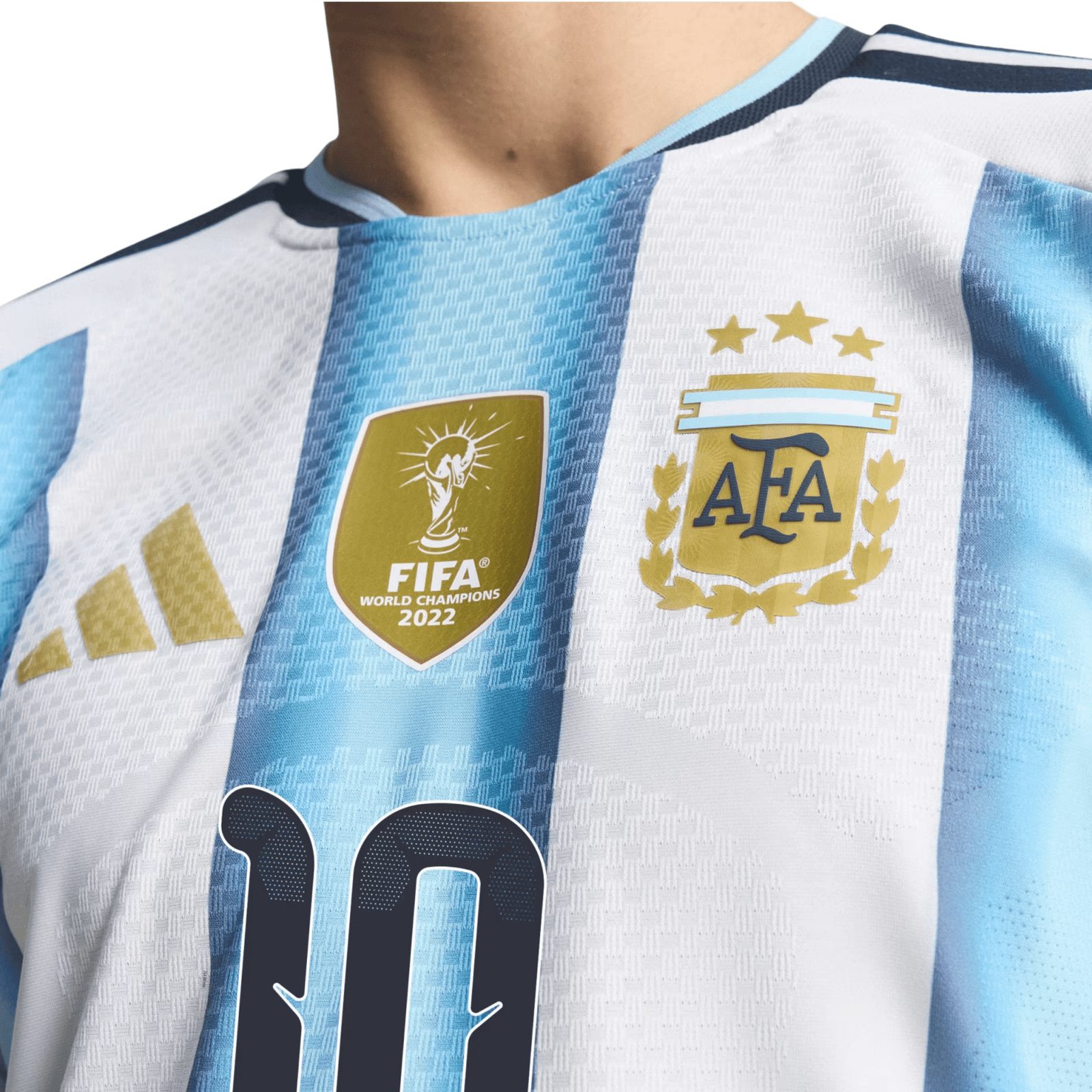 adidas Argentina Authentic Lionel Messi Home Jersey 2026 (White/Icey Blue/Light Blue) | SoccerWearhouse