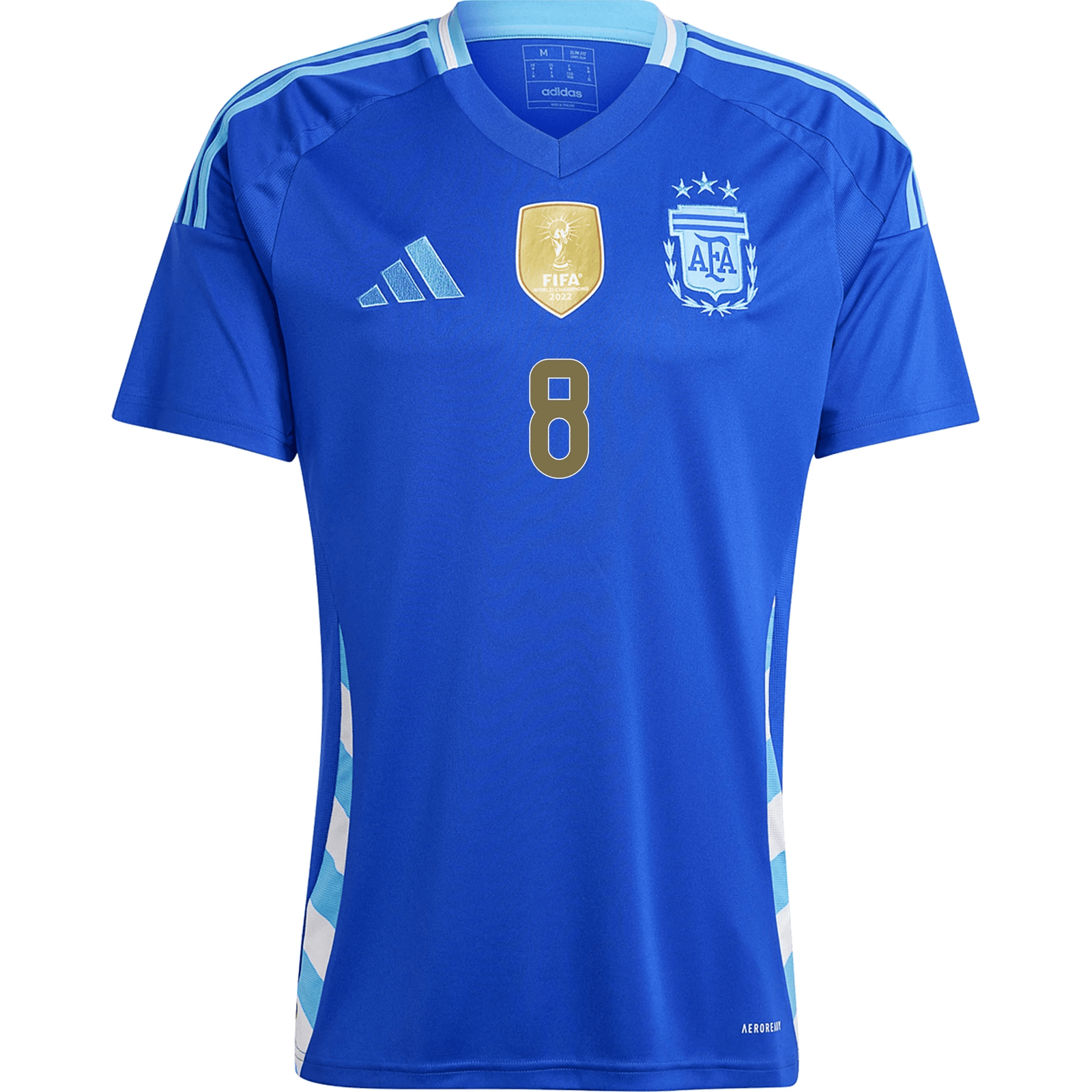adidas Argentina Enzo Fernández Away Jersey 24/25 (Lucid Blue/Blue Burst) | SoccerWearhouse