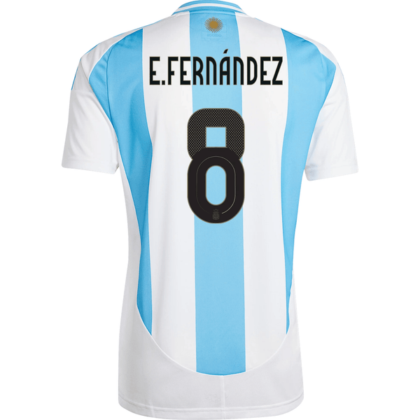 アルゼンチン代表 E. FERNANDEZ シャツ 24 adidas Argentina Enzo Fernandez Home Jersey 24/25 (White/Blue Burst)