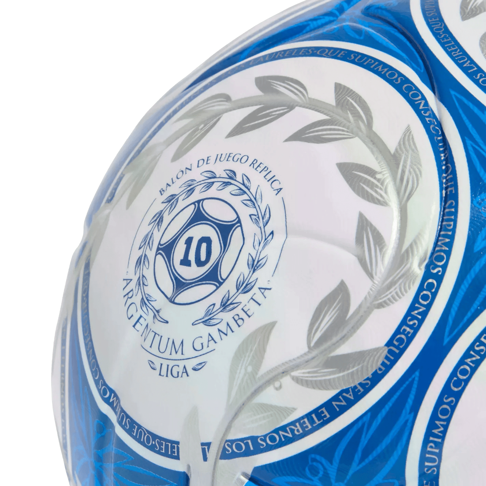 adidas Argentina Gambeta League Top Ball (White/Blue) | SoccerWearhouse