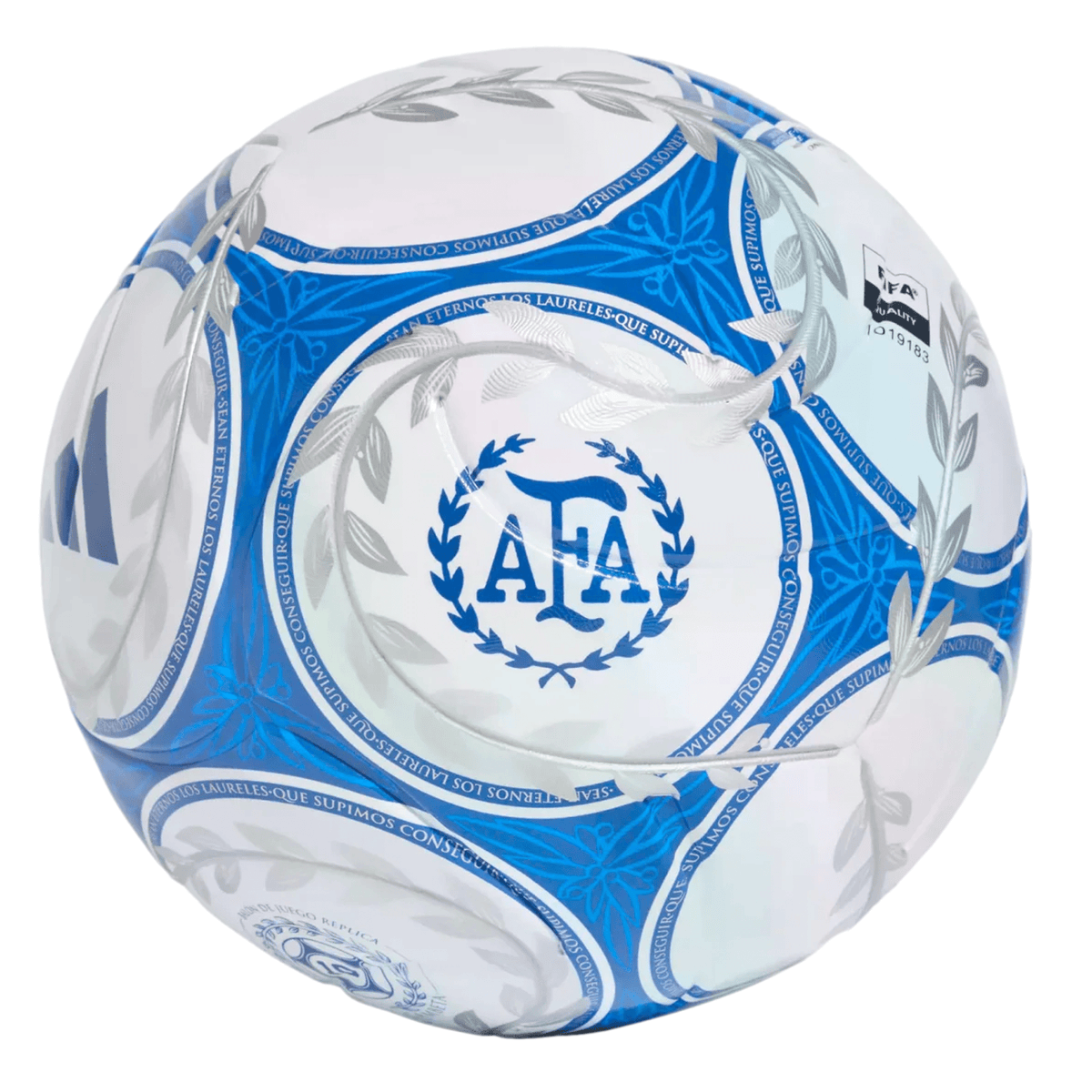 adidas Argentina Gambeta League Top Ball (White/Blue) | SoccerWearhouse