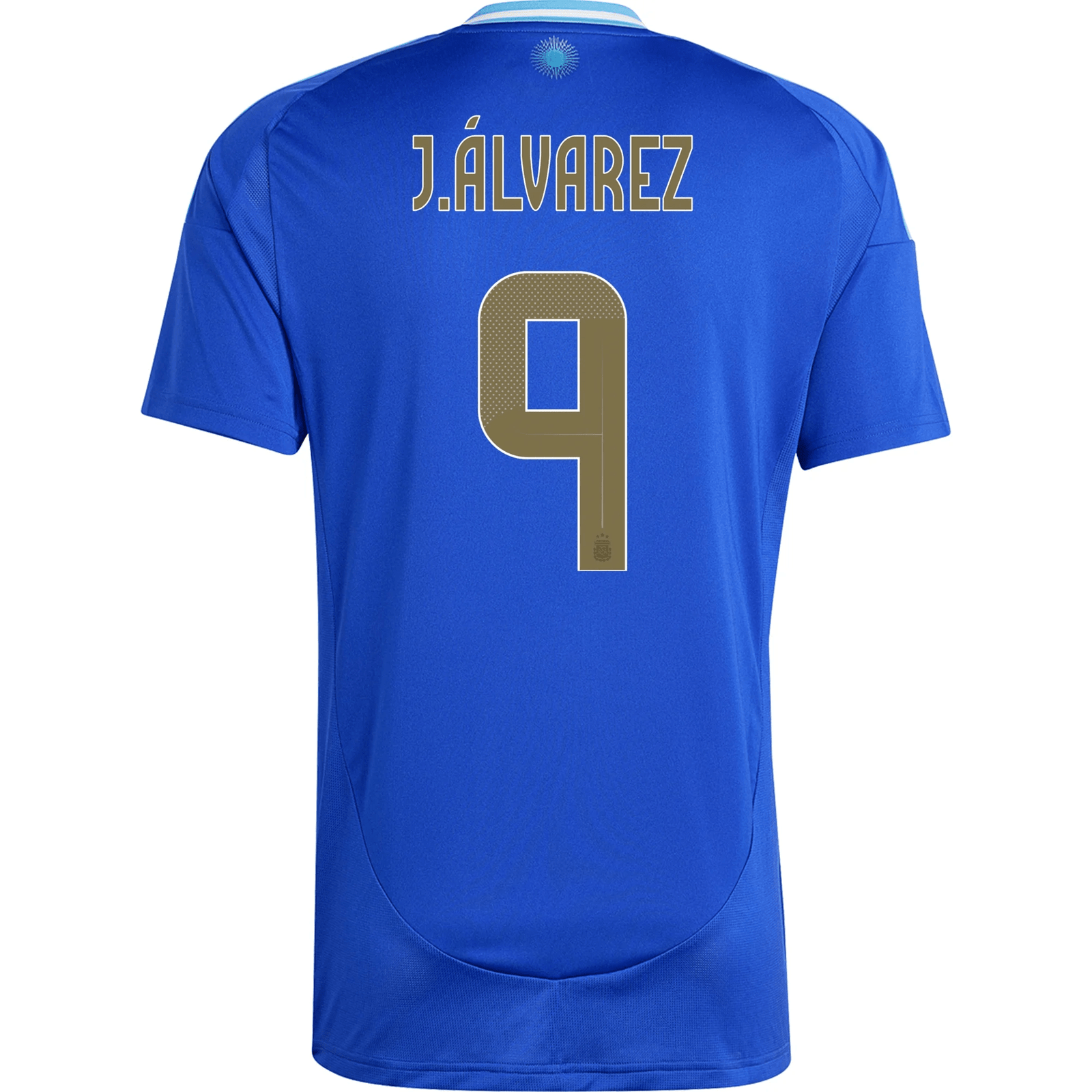 adidas Argentina Julian Alvarez Away Jersey 24/25 (Lucid Blue/Blue Burst) | SoccerWearhouse
