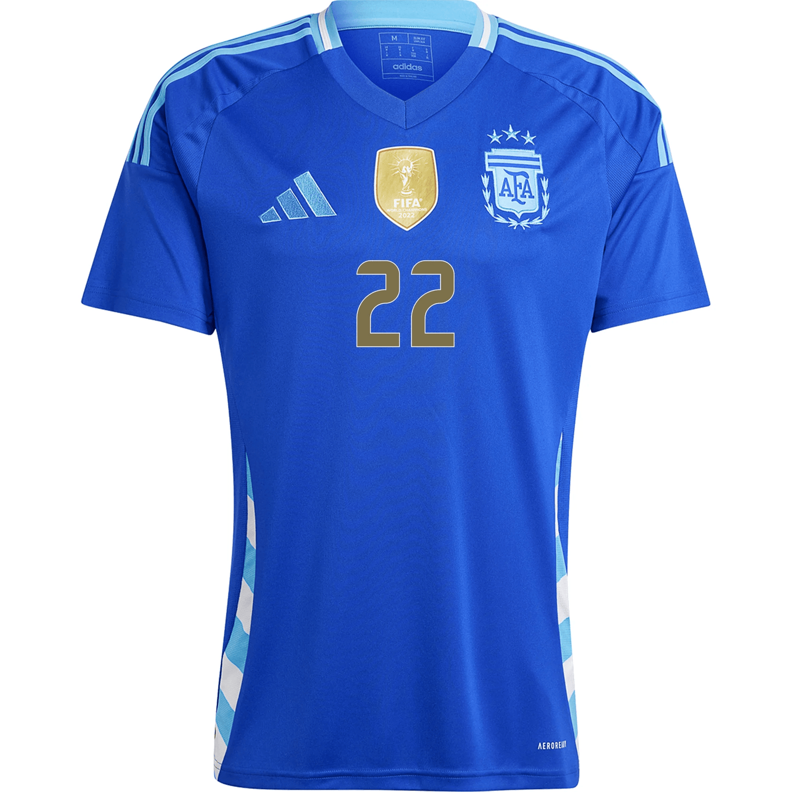 adidas Argentina Lautaro Martinez Away Jersey 24/25 (Lucid Blue/Blue Burst) | SoccerWearhouse