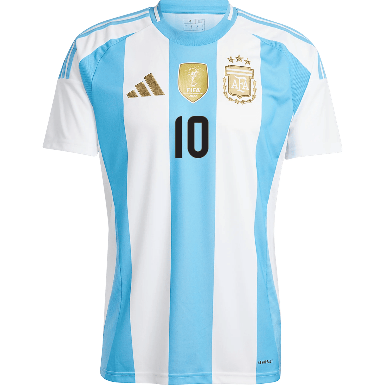 adidas Argentina Lionel Messi Home Jersey 24/25 (White/Blue Burst) | SoccerWearhouse