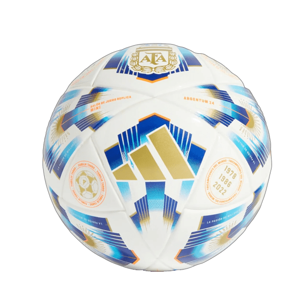 adidas Argentina Mini Ball 2024 (White/Pantone) | SoccerWearhouse