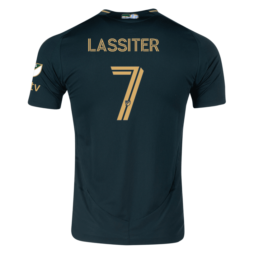 adidas Ariel Lassiter Portland Timbers Authentic Home Jersey w/ MLS & Apple Patch 25/26 (Green/Gold) | SoccerWearhouse