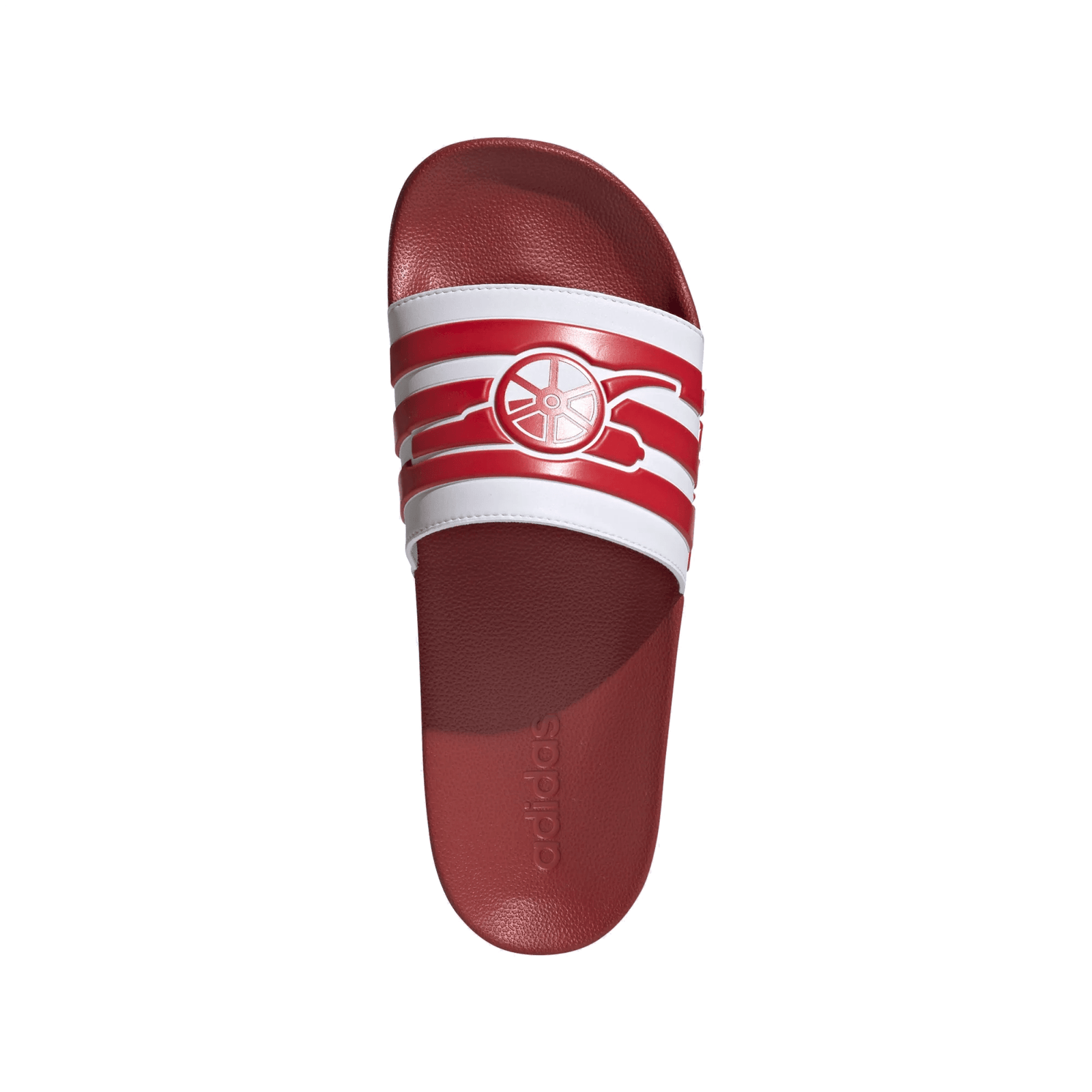 adidas Arsenal Adilette Shower Sandal (Red/White) | SoccerWearhouse