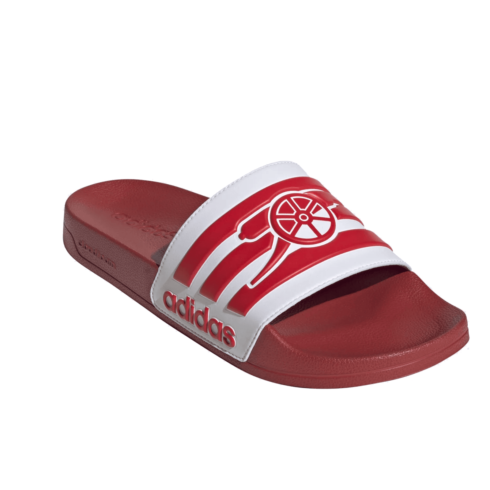 adidas Arsenal Adilette Shower Sandal (Red/White) | SoccerWearhouse