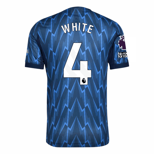 adidas Arsenal Authentic Ben White Away Jersey w/ EPL + No Room For Ra