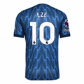 adidas Arsenal Authentic Eberechi Eze Away Jersey w/ EPL + No Room For Racism 25/26 (Indigo/Silver)