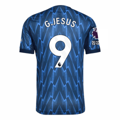 adidas Arsenal Authentic Gabriel Jesus Away Jersey w/ EPL + No Room Fo