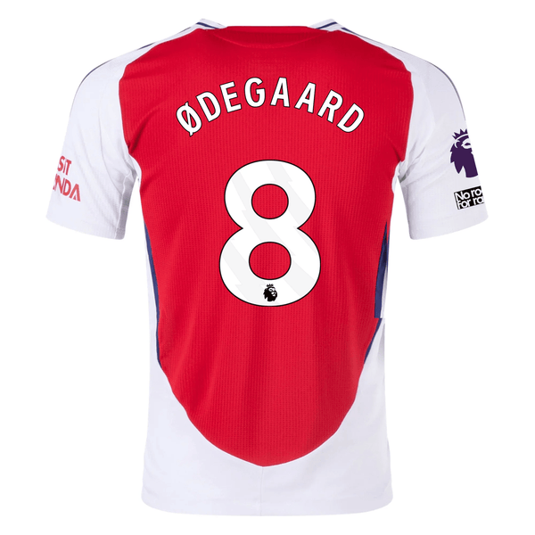 adidas Arsenal Authentic Martin Ødegaard Home Jersey w/ EPL + No Room