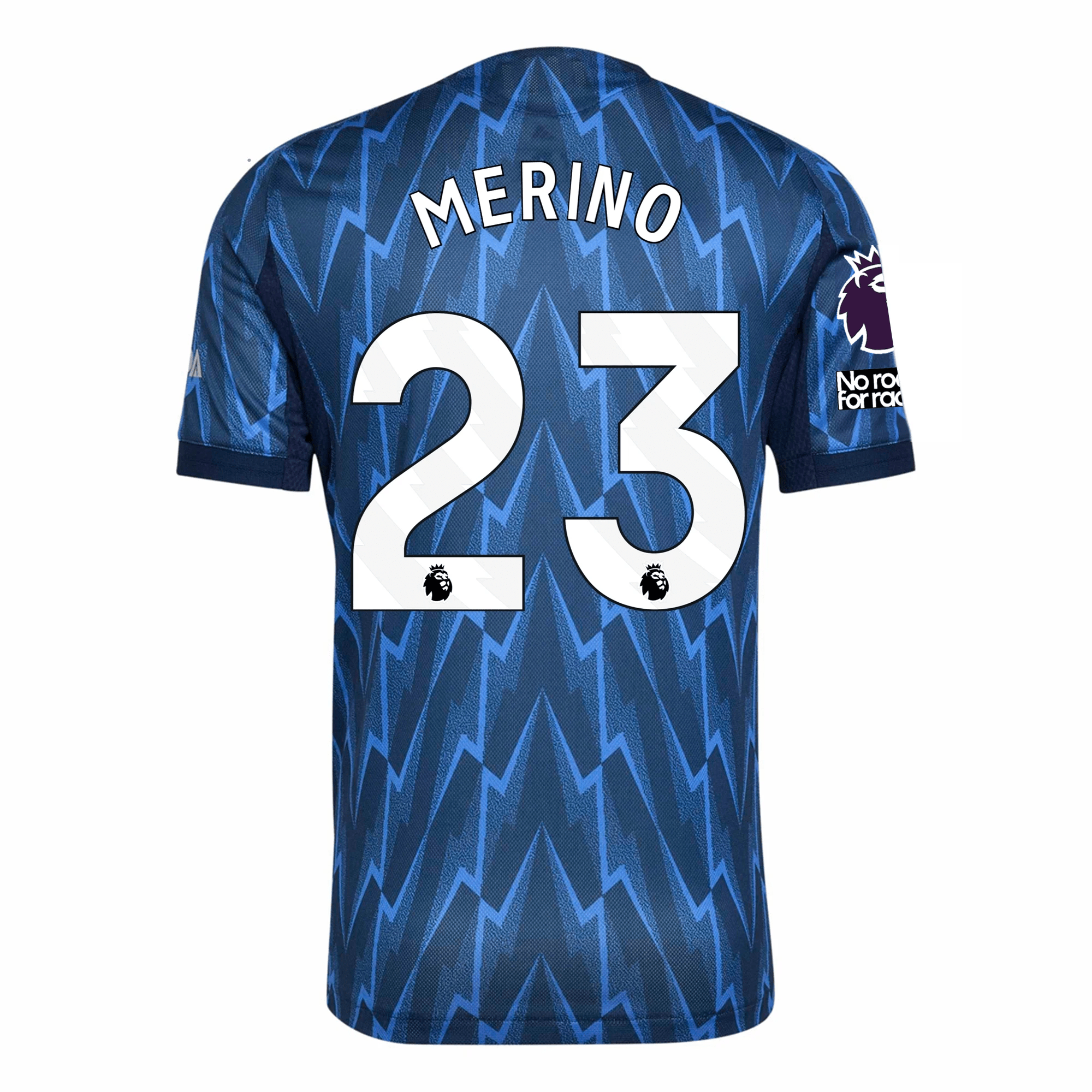 adidas Arsenal Authentic Mikel Merino Away Jersey w/ EPL + No Room For