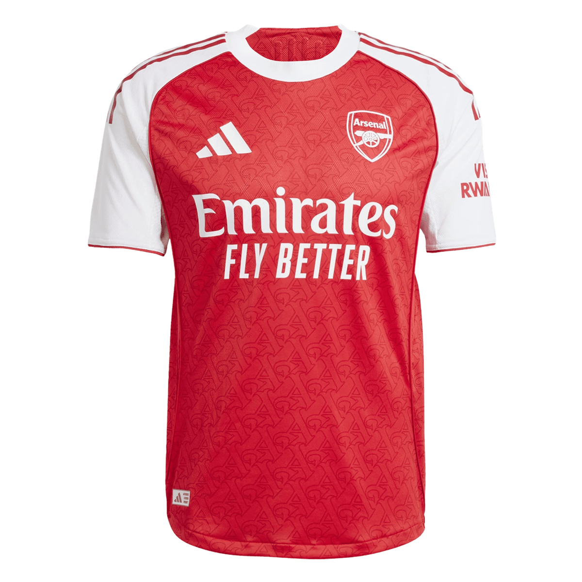 adidas Arsenal FC Authentic Home Jersey 25/26 (Better Scarlet/White) | SoccerWearhouse
