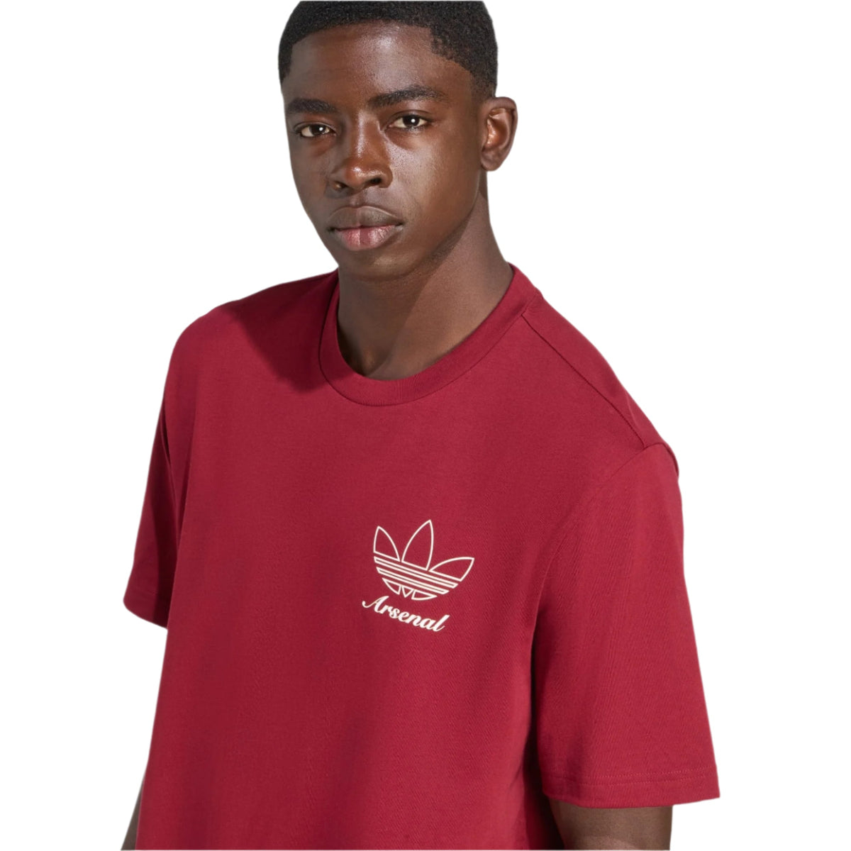 adidas Arsenal FC Icon Graphic T-Shirt (Burgundy) | SoccerWearhouse