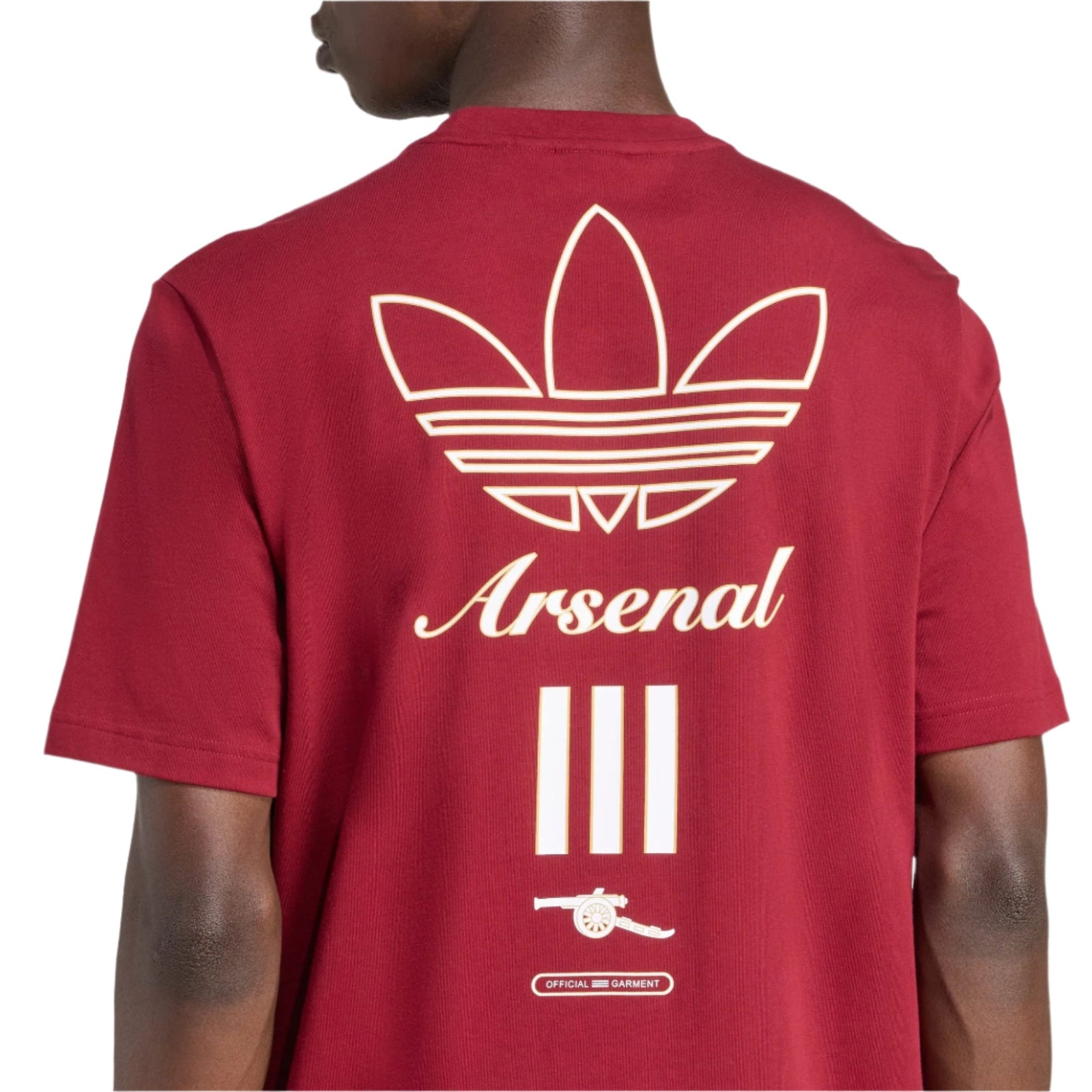 adidas Arsenal FC Icon Graphic T-Shirt (Burgundy) | SoccerWearhouse