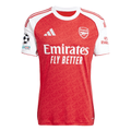 adidas Arsenal Home Jersey w/ Champions League Patches 25/26 (Better Scarlet/White)