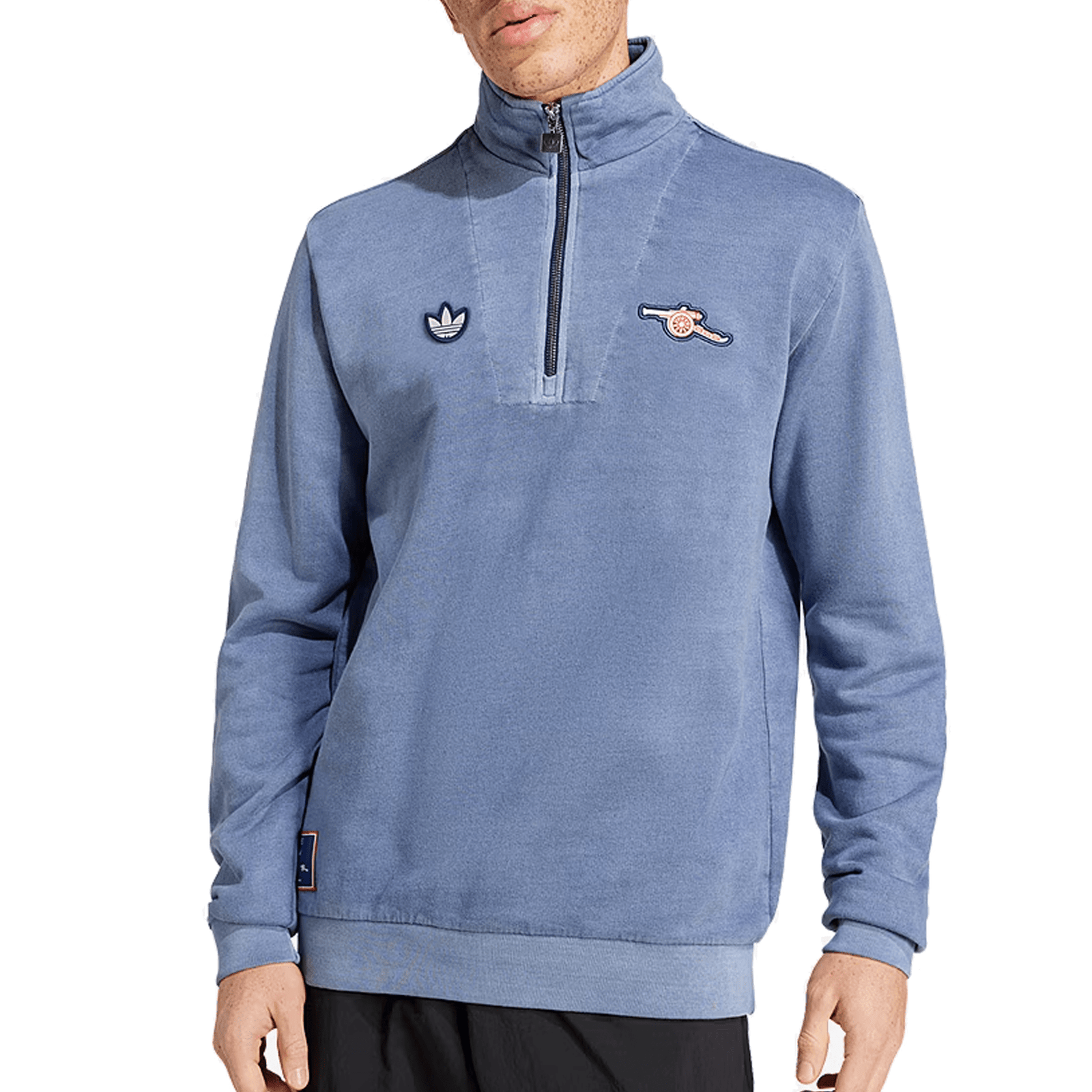 adidas Arsenal Icon Half Zip Jacket 24/25 (Night Sky) | SoccerWearhouse