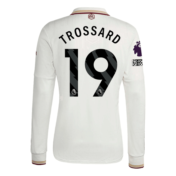adidas Arsenal Leandro Trossard Third Long Sleeve Jersey w/ EPL + No R