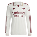 adidas Arsenal Third Long Sleeve Jersey 25/26 (White/Burgundy)
