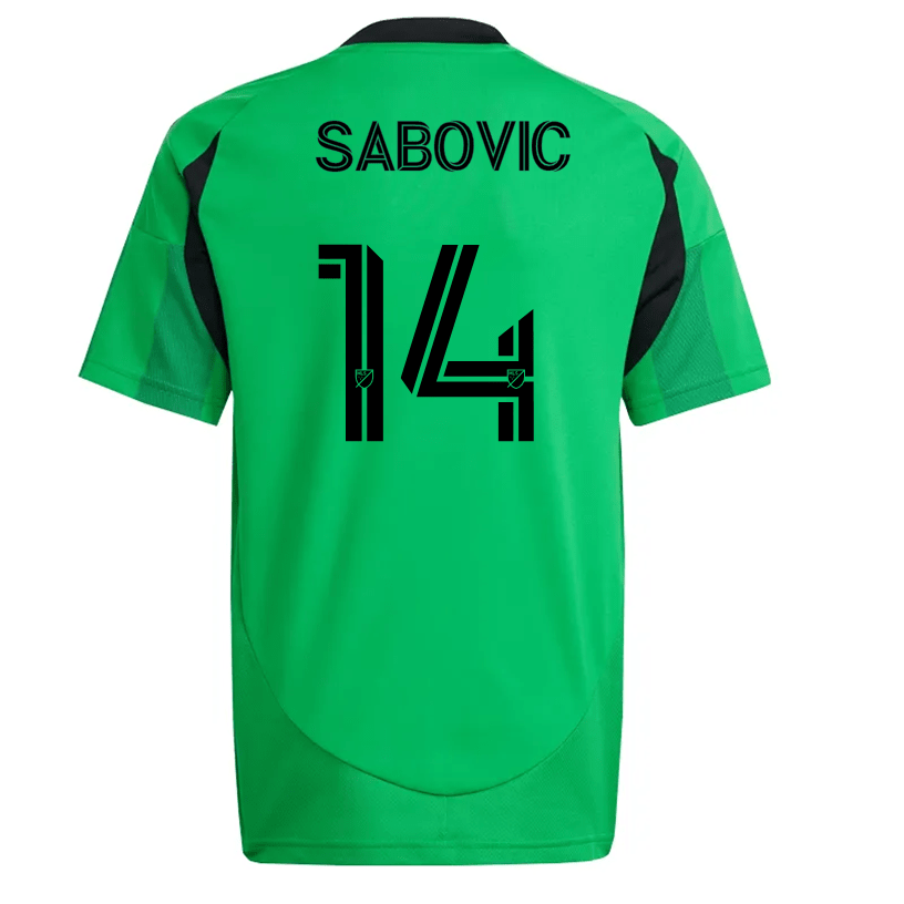 adidas Austin FC Besard Sabovic Home Jersey 25/26 (Real Green) | SoccerWearhouse