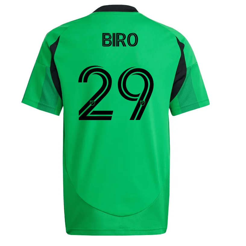 adidas Austin FC Guilherme Biro Home Jersey 25/26 (Real Green) | SoccerWearhouse