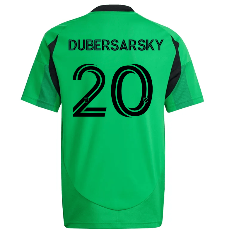 adidas Austin FC Nico Dubersarsky Home Jersey 25/26 (Real Green) | SoccerWearhouse