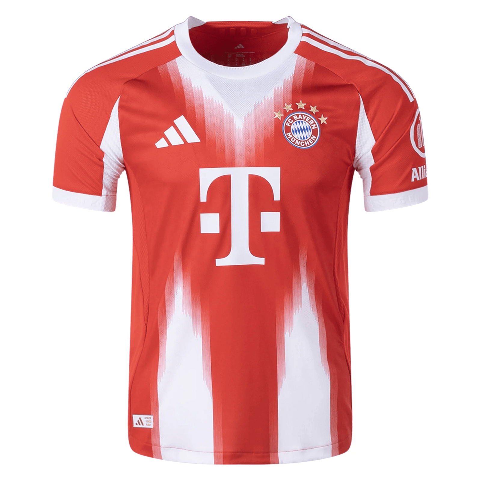 adidas Bayern Munich Authentic Home Jersey 25/26 (Red) | SoccerWearhouse