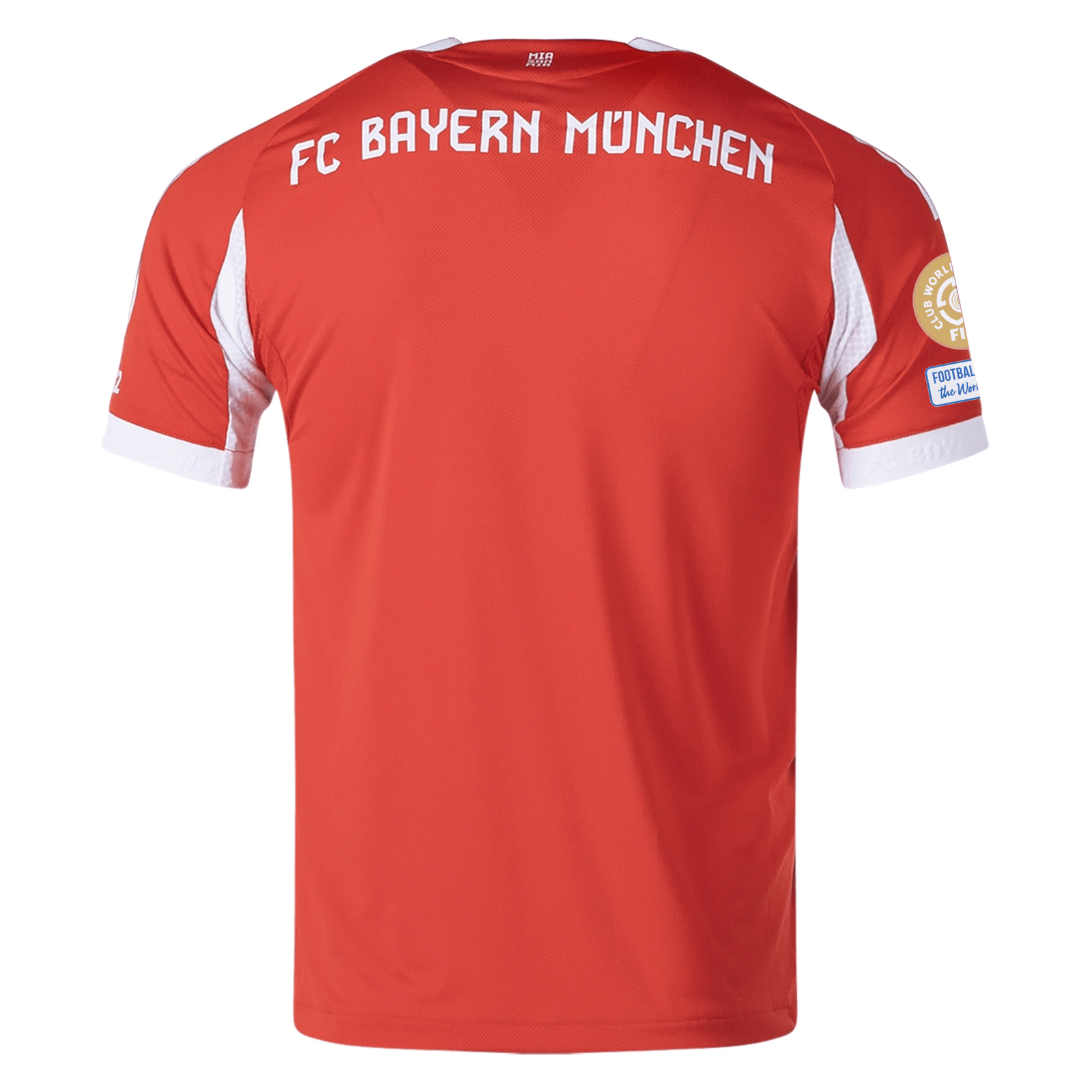 adidas Bayern Munich Authentic Harry Kane Home Jersey w/ Club World Cup Patches 25/26 (Red) | SoccerWearhouse