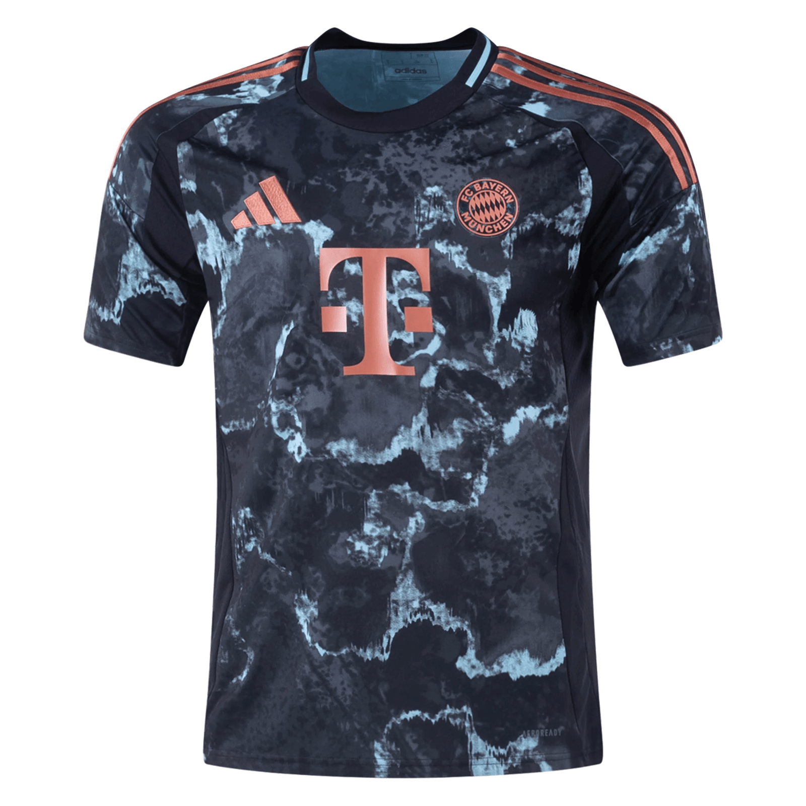 adidas Bayern Munich Away Jersey 24/25 (Black/Copper/Blue) | SoccerWearhouse
