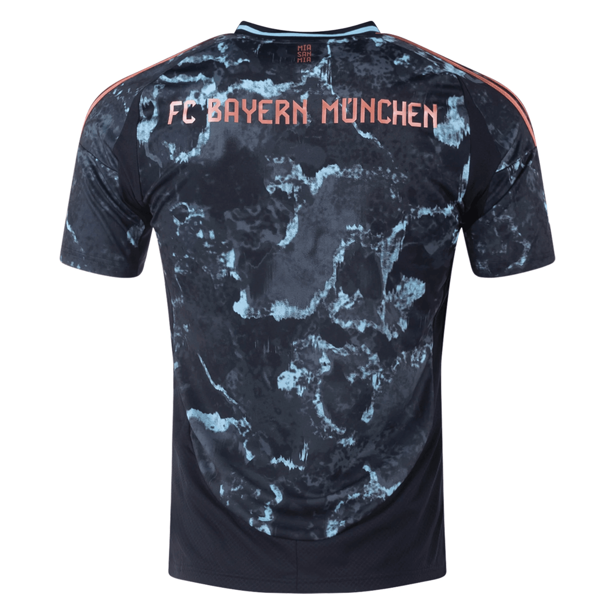 adidas Bayern Munich Away Jersey 24/25 (Black/Copper/Blue) | SoccerWearhouse