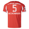 adidas Bayern Munich Beckenbauer Home Jersey w/ Champions League Patches 25/26 (Red)