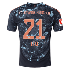 adidas Bayern Munich Hiroki Ito Away Jersey w/ Bundesliga Patch 24/25