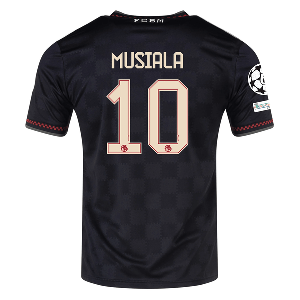 adidas Bayern Munich Jamal Musiala Third Jersey w/ Champions League Pa