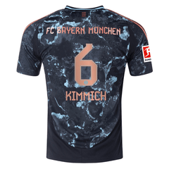 adidas Bayern Munich Joshua Kimmich Away Jersey w/ Bundesliga Patch 24