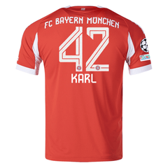  FC Bayern München ユニフォーム adidas Bayern Munich Karl Home Jersey w/ Champions League Patches 25/2