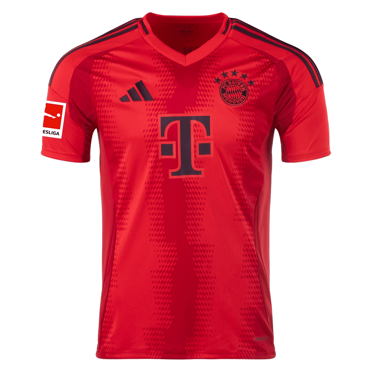 adidas Bayern Munich Leroy Sane Home Jersey w/ Bundesliga Patch 24/25 (Red/Black) | SoccerWearhouse