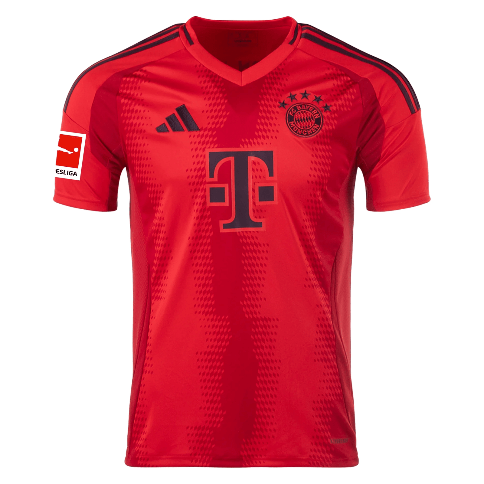 adidas Bayern Munich Leroy Sane Home Jersey w/ Bundesliga Patch 24/25 (Red/Black) | SoccerWearhouse