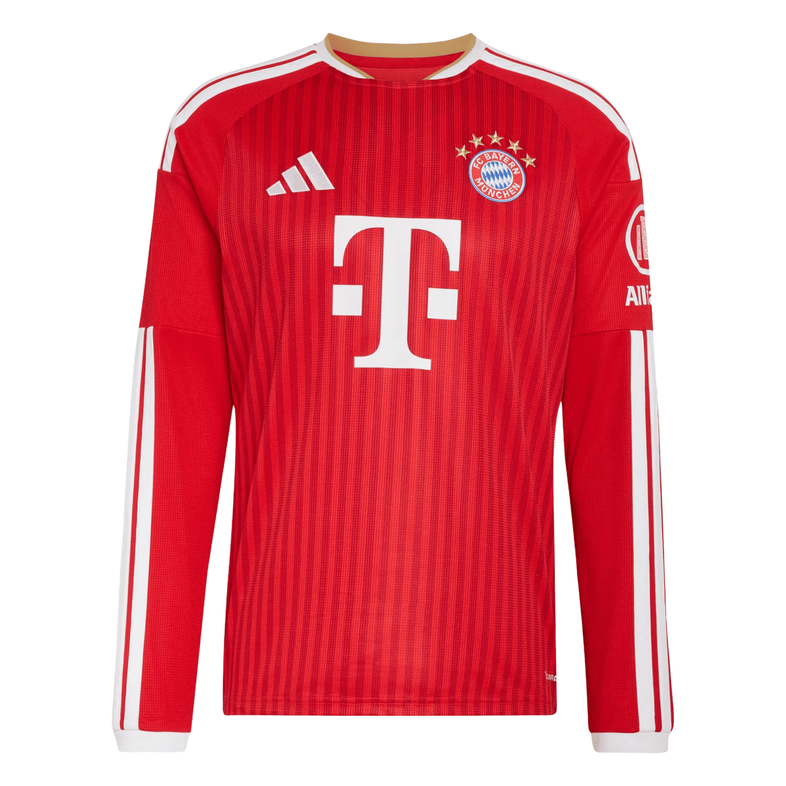 adidas Bayern Munich Long Sleeve Home Jersey 26/27 (Red) | SoccerWearhouse