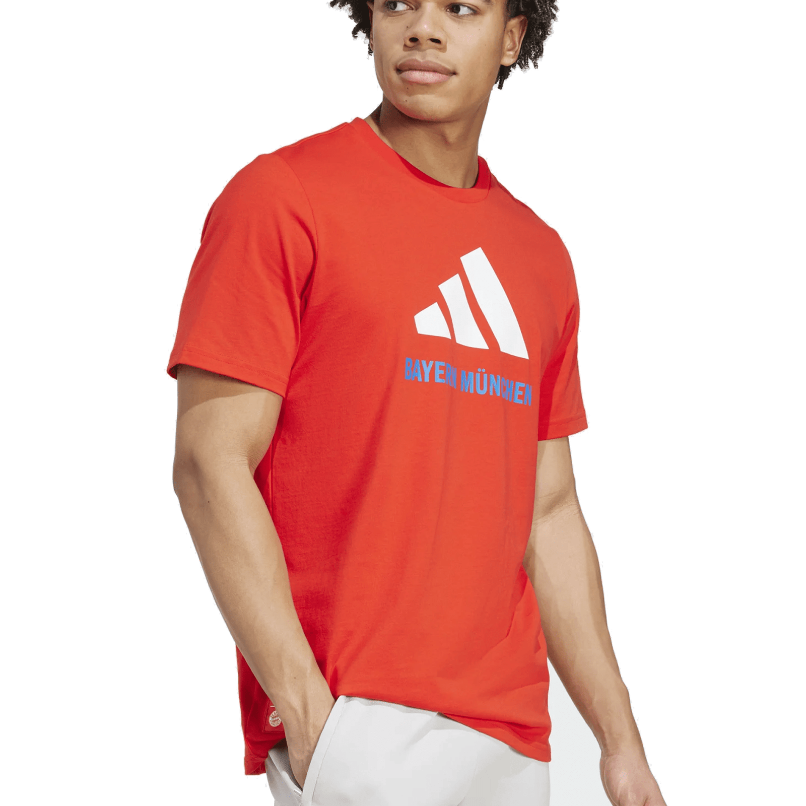 adidas Bayern Munich Season Graphic T-Shirt (Red/White) | SoccerWearhouse