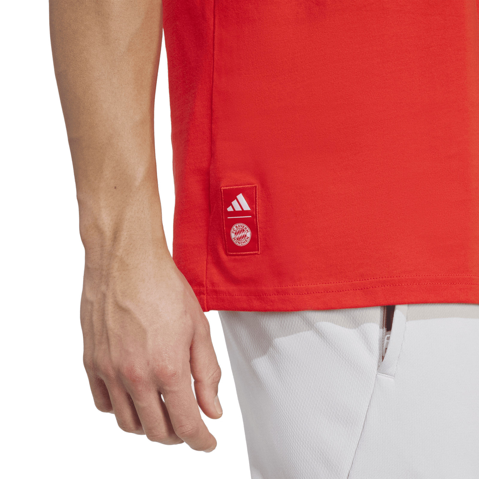 adidas Bayern Munich Season Graphic T-Shirt (Red/White) | SoccerWearhouse