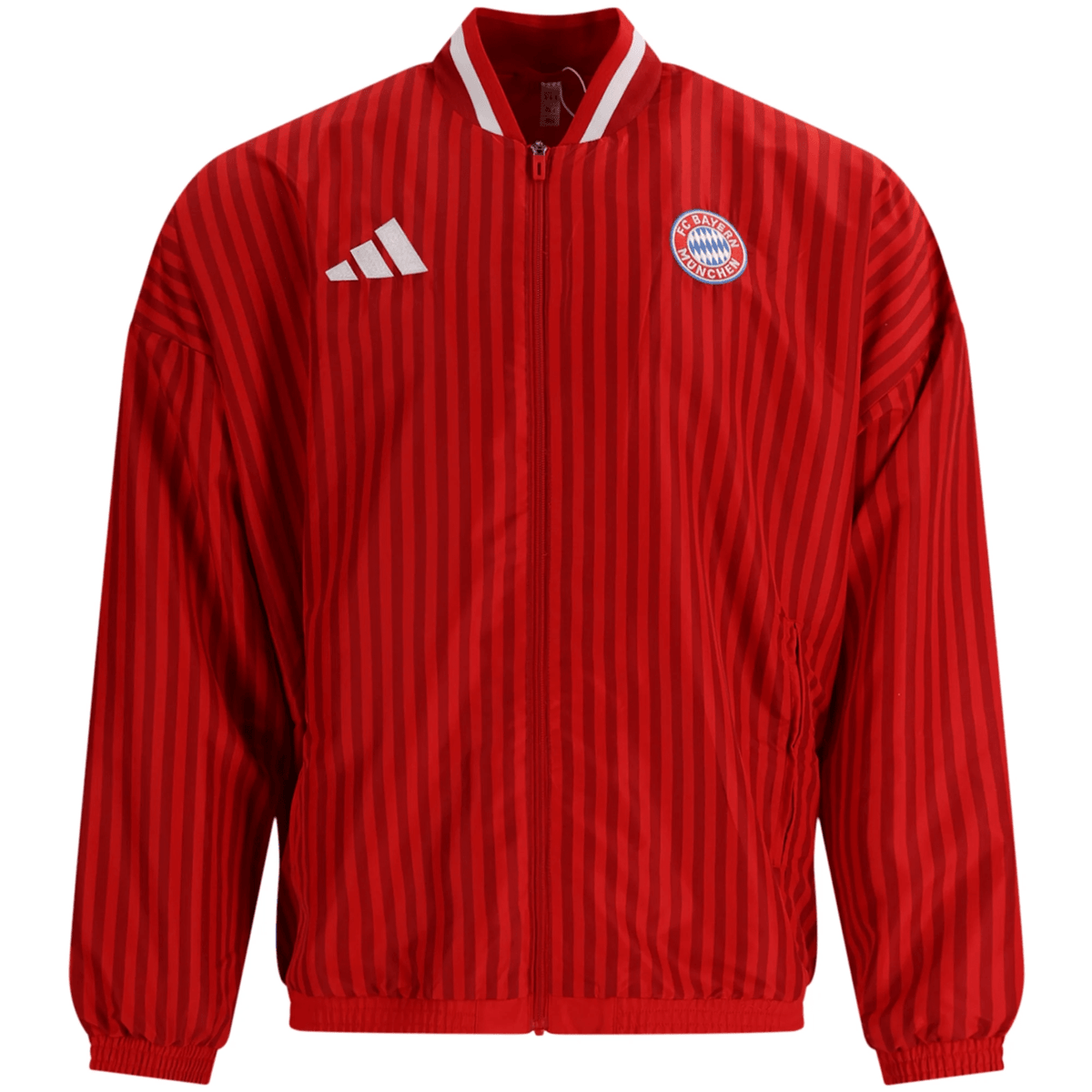 adidas Bayern Munich Stadium Track Top 26/27 (Red) | SoccerWearhouse
